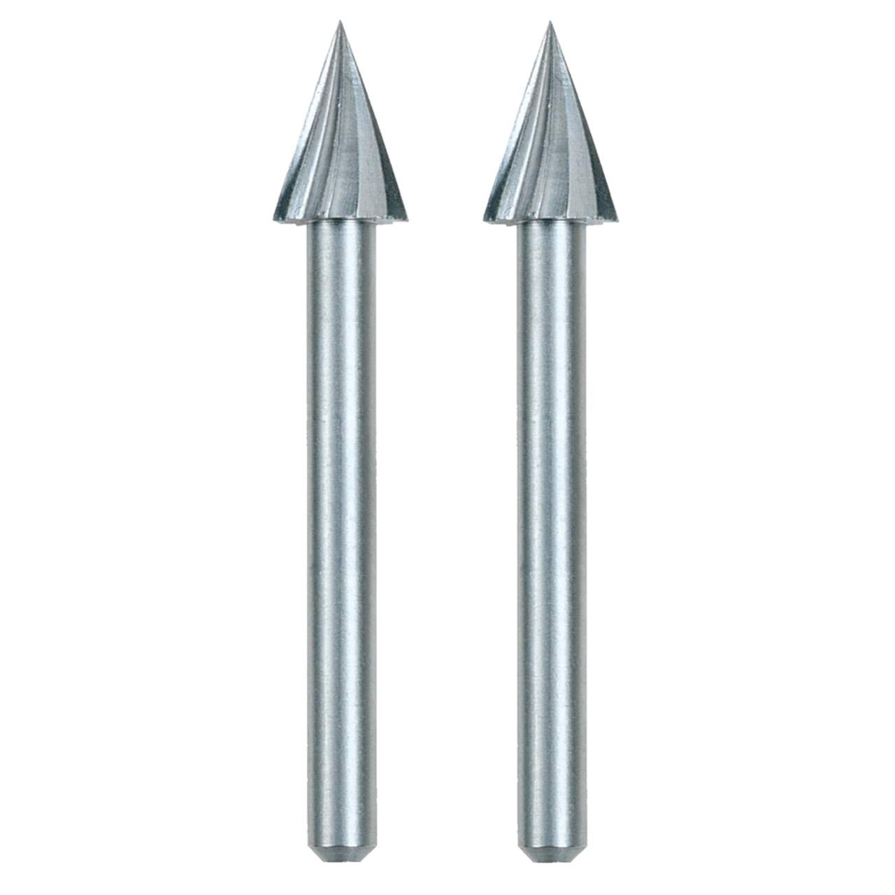 Dremel 125 Arrow-Shaped Steel Carving/Engraving Bit For Rotary Tool,  1/4-in, 2-pk