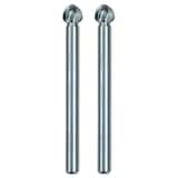 Dremel 192 Pear-Shaped Steel Carving Bit For Rotary Tool, 3/16-in, 2-pk Overhead_Flat