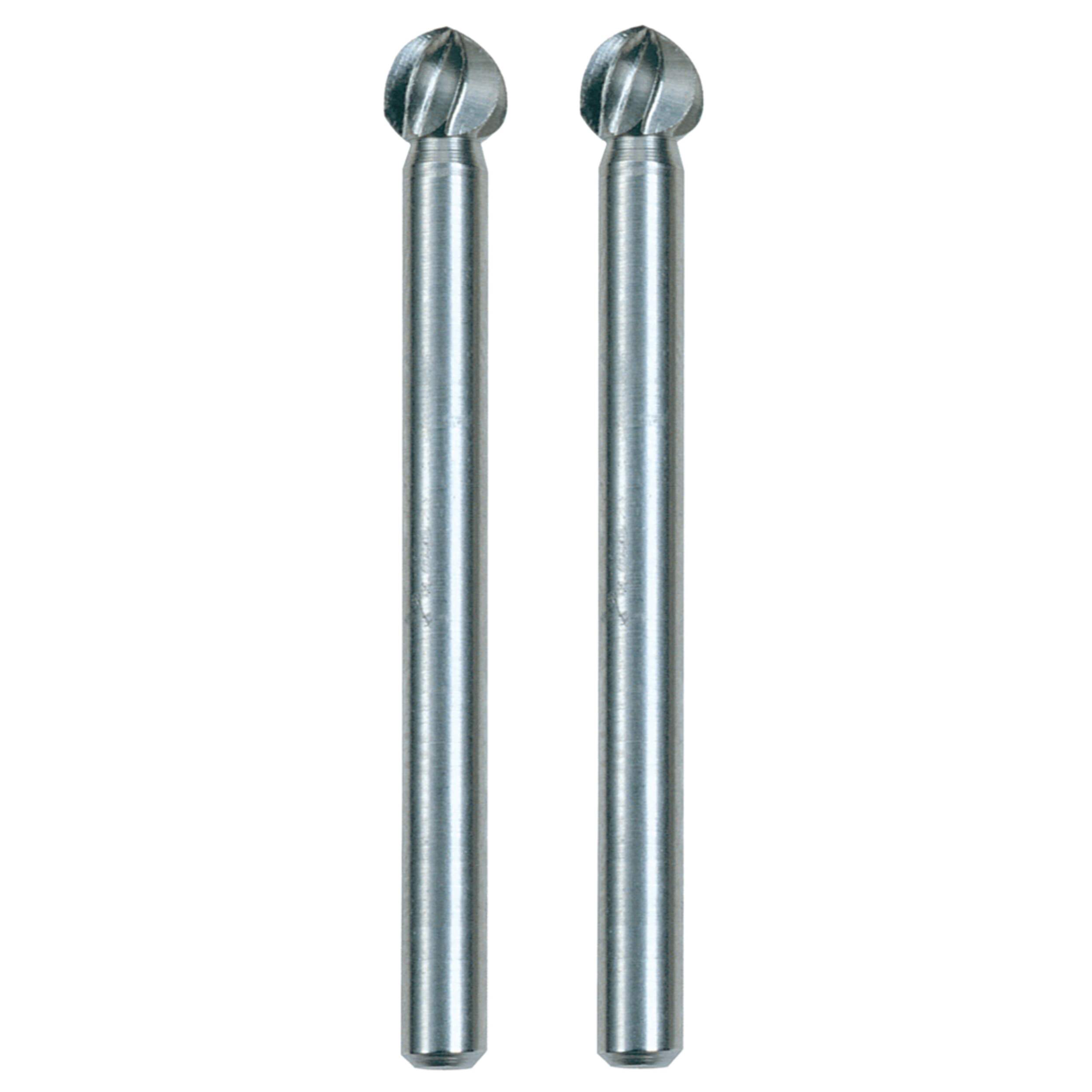 Mèche à découper en forme de poire en acier Dremel 192 pour outil rotatif, 3/16&nbsp;po, paq. 2 Overhead_Flat