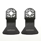 Mastercraft Oscillating Multi-Tool Universal Fit Rigid Scraper Blade, 2-in, 2-pk Overhead_Flat