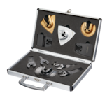 Mastercraft Oscillating Multi-Tool Universal Accessory Set For Cutting & Sanding, 10-pc Front_Three_Fourths_Angled_Left