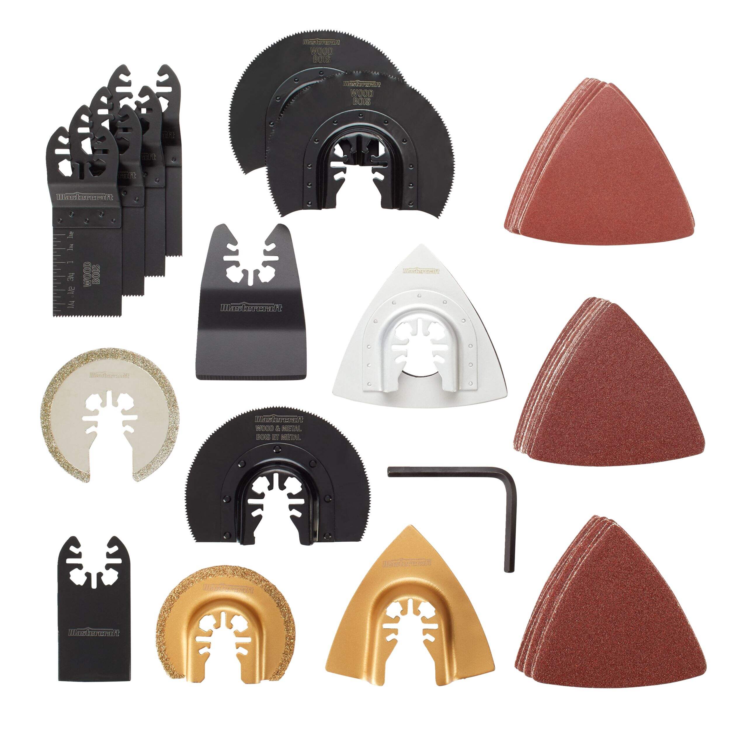 Mastercraft Oscillating MultiTool Universal Accessory Set For Cutting