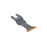 MAXIMUM Oscillating Multi-Tool Titanium Bi-Metal Wood & Metal Wide Flush Cut Blade, 1-3/4-in Front_Three_Fourths_Angled_Right