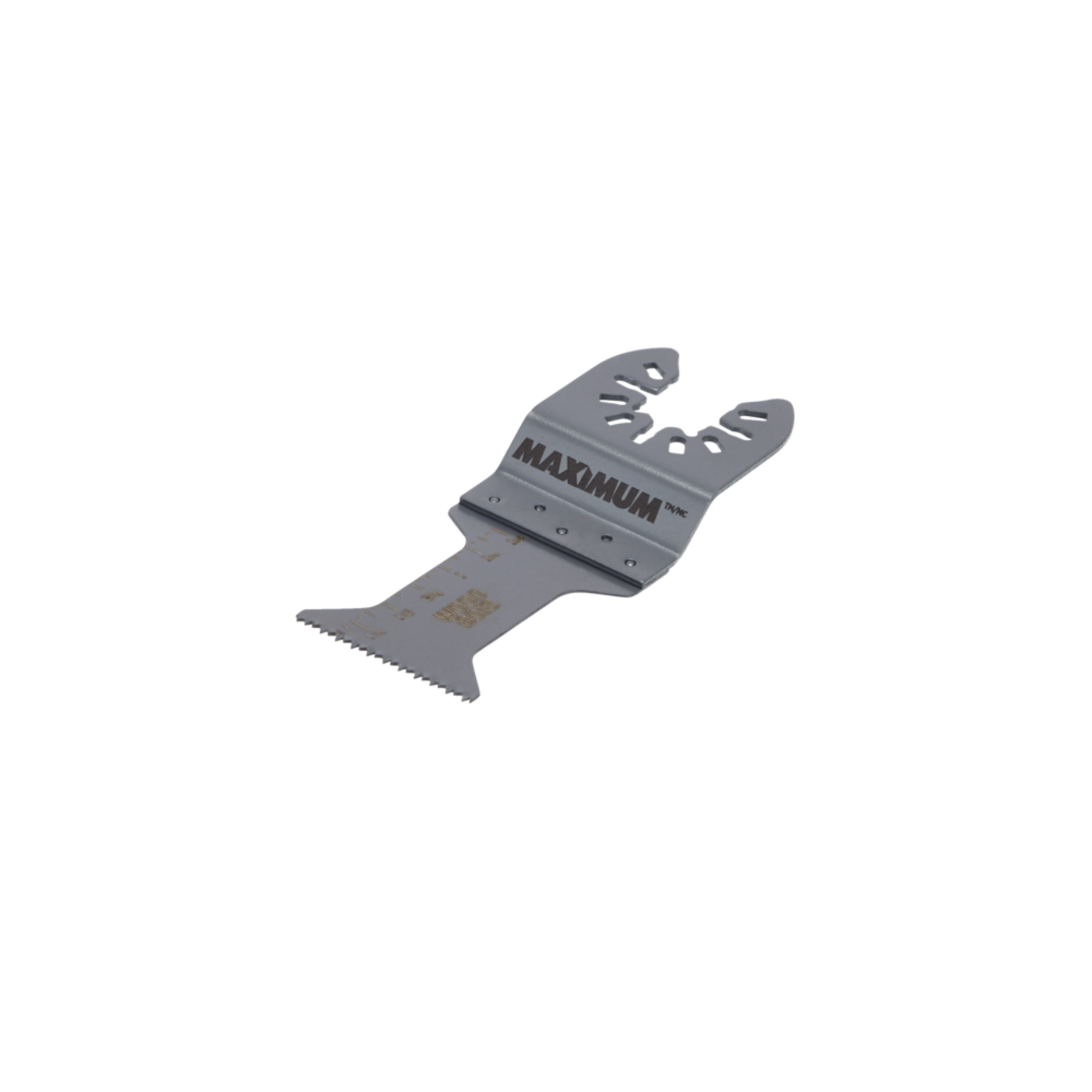 MAXIMUM Oscillating Multi-Tool Universal Wood Flush Cut Blade, 1-1/4-in Front_Three_Fourths_Angled_Left