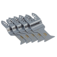 MAXIMUM Oscillating Multi-Tool Universal Wood Flush Cut Blades, 1-1/4-in, 5-pk Front_Three_Fourths_Angled_Right