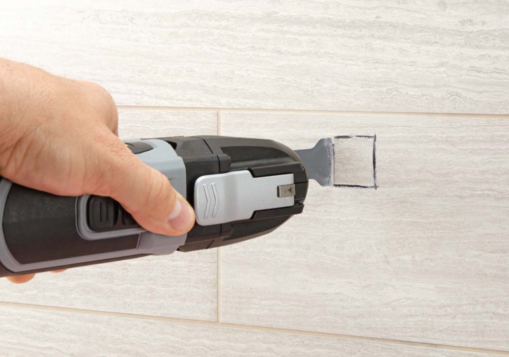 MAXIMUM Oscillating MultiTool Brazed Diamond Flush Cut Blade For Tile