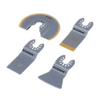 MAXIMUM Oscillating Multi-Tool Floor Fitting Set with Wood/Drywall/Metal Blades & Scraper, 4-pc Front_Three_Fourths_Angled_Left