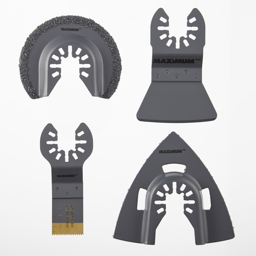 MAXIMUM Oscillating MultiTool Tile Set with Flush Cut Blade, Segment