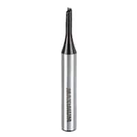 MAXIMUM Renegade Pro Carbide-Tipped Double Flute Straight Router Bit, 1/8 x 1/4-in Shank Front_Flat