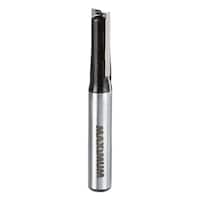 MAXIMUM Renegade Pro Carbide-Tipped Double Flute Straight Router Bit, 1/4 x 1/4-in Shank Front_Angled_Right