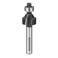 MAXIMUM Renegade Pro Carbide-Tipped Round Over Router Bit, 1/8 x 1/4-in Shank Front_Flat