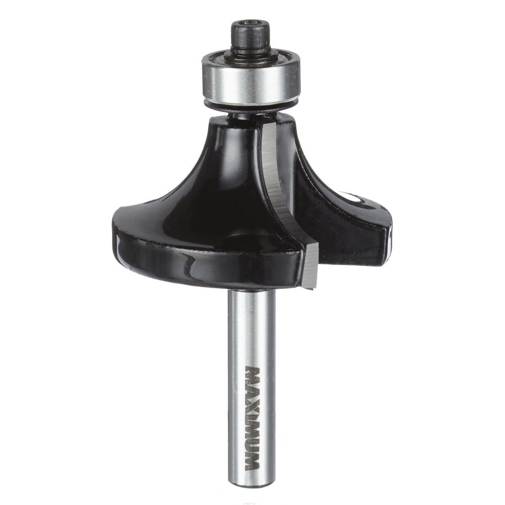 MAXIMUM Renegade Pro CarbideTipped Round Over Edge Router Bit, 1/2 x 1