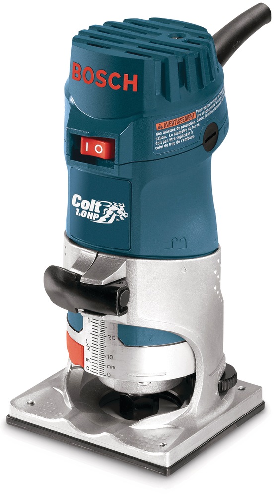Bosch PR20EVS Colt™1 HP SingleSpeed Corded Fixed Base Palm Router with