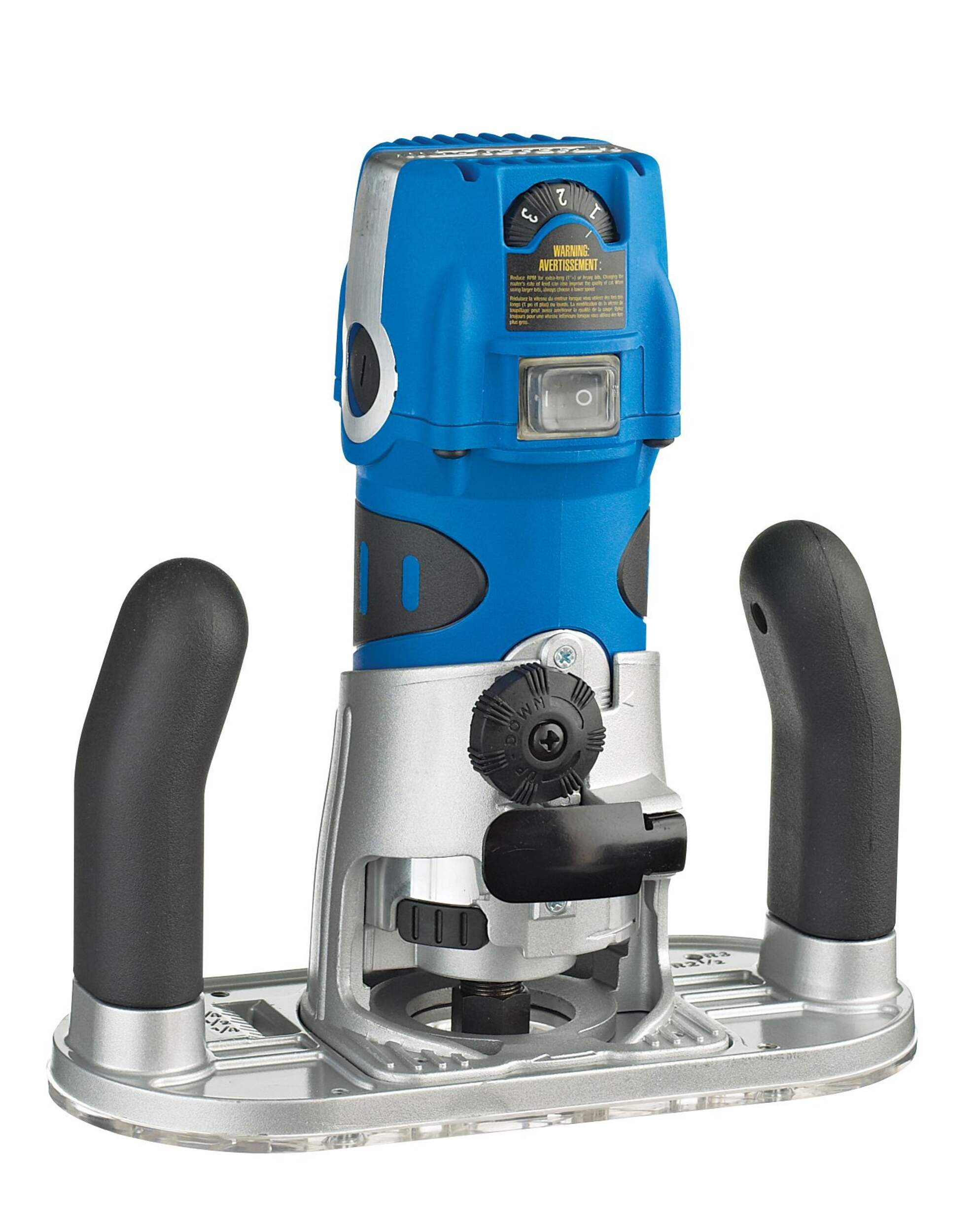 Mastercraft 6.5A Compact Router with Detachable Base Front_Angled_Right