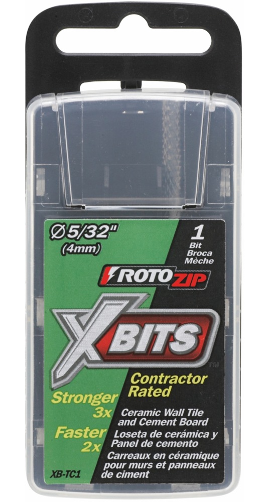 Rotozip XBTC1 XBits Carbide Wall Tile & Cement Cutting Bit For Rotary