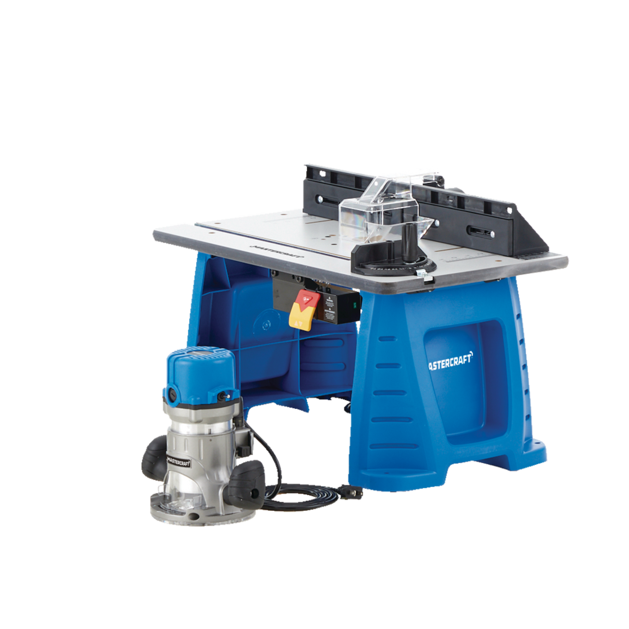 Mastercraft 9.5A 13/4 HP Corded Fixed Base Router & Router Table Set