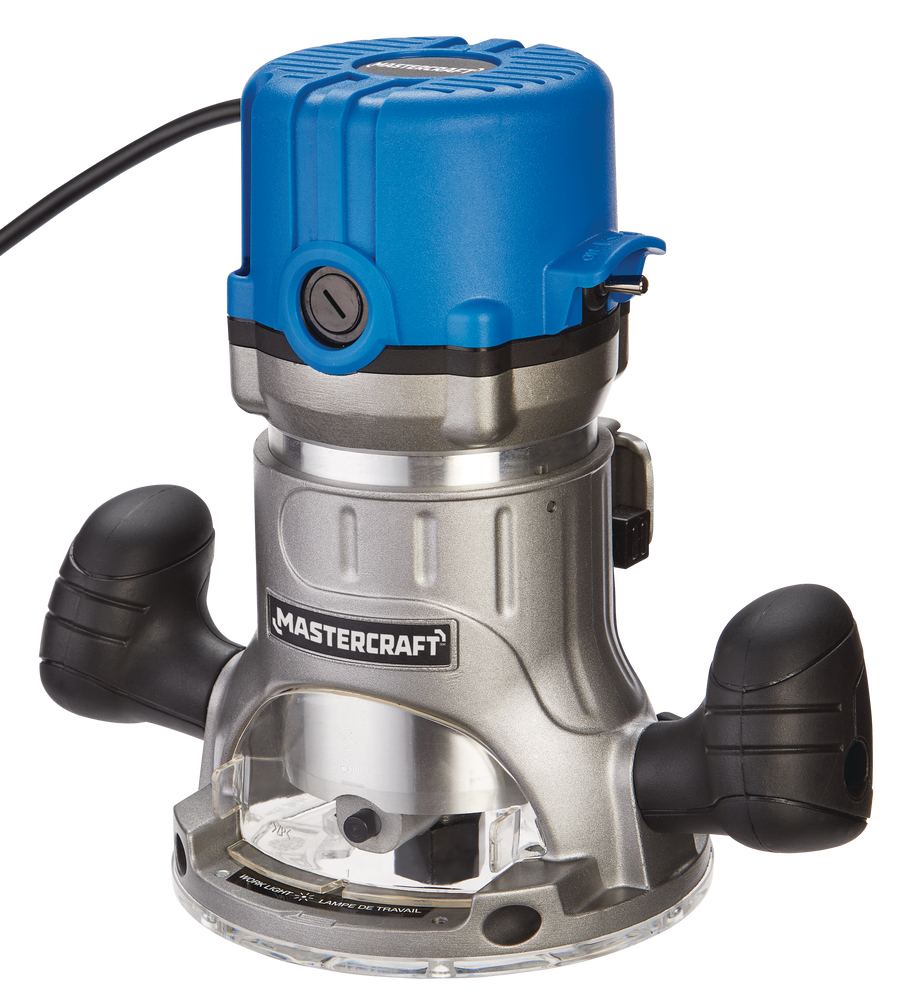 Mastercraft 9.5A 13/4 HP Corded Fixed Base Router & Router Table Set