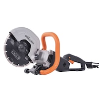 Evolution Concrete Saw with Diamond Blade, 9-in Front_Three_Fourths_Angled_Left