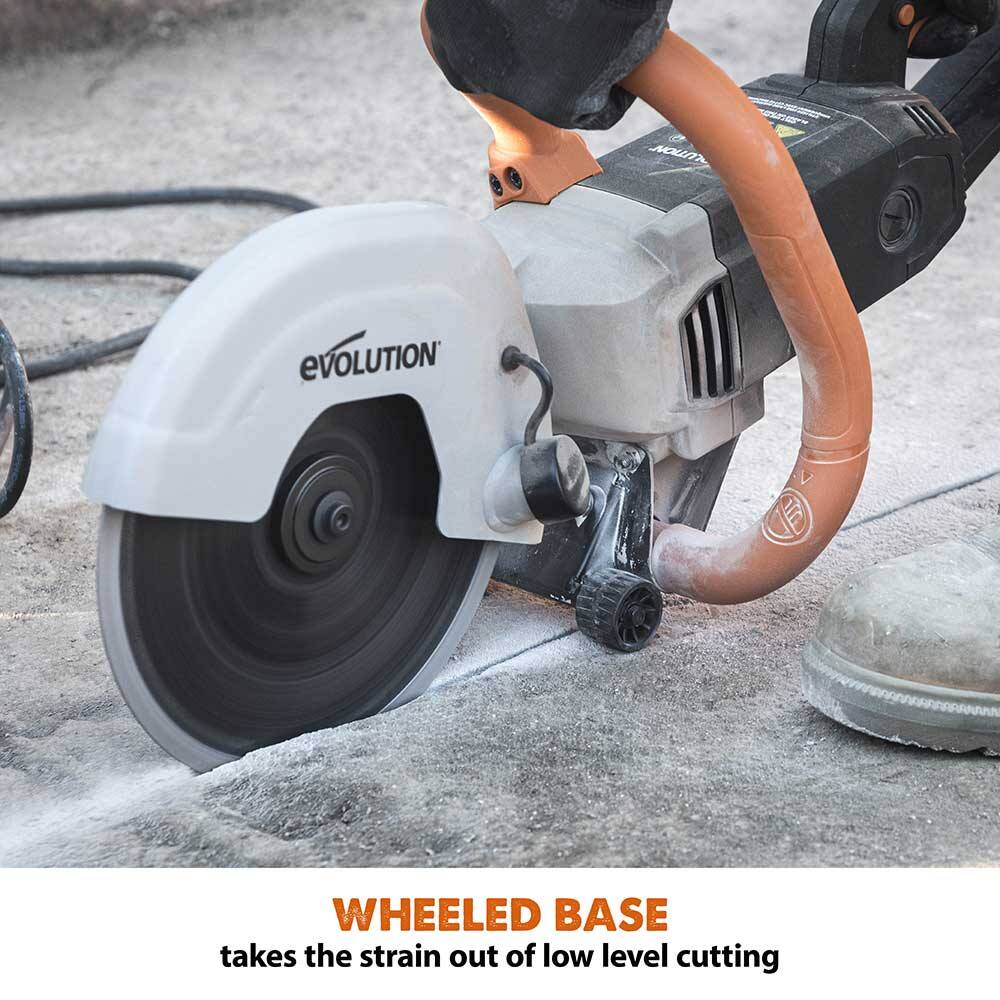 Evolution Concrete Saw with Diamond Blade, 9in Canadian Tire