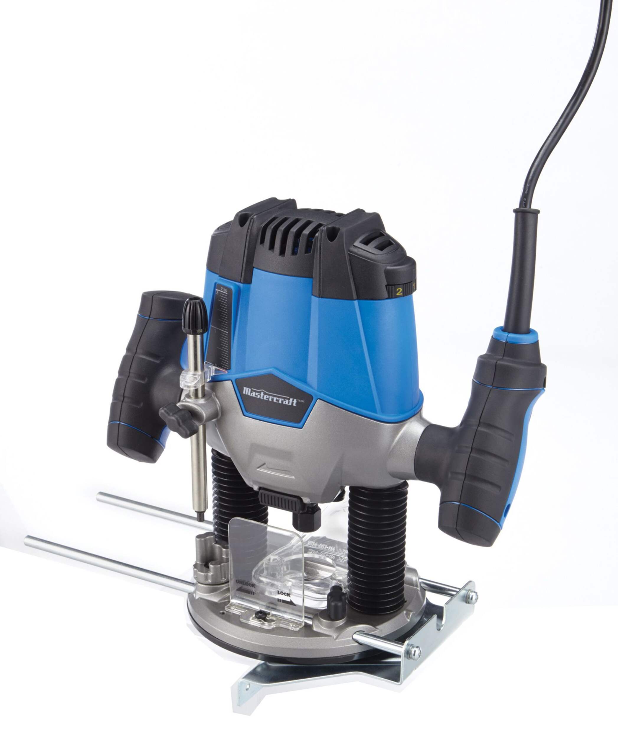 Mastercraft 10A Router with Accessories Front_Angled_Left