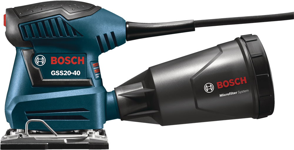 Bosch GSS2040 Corded SingleSpeed Orbital Finishing Sheet Sander with