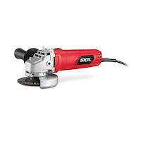 SKIL 9294-01 5.5A Heavy-Duty Corded Angle Grinder with Auxiliary Handle & Wrench, 4-1/2-in Front_Angled_Left