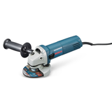 Bosch 1375A 6A Compact Angle Grinder with Auxiliary Handle, Wheel Guard & Flange Kit, 4-1/2-in Front_Angled_Left