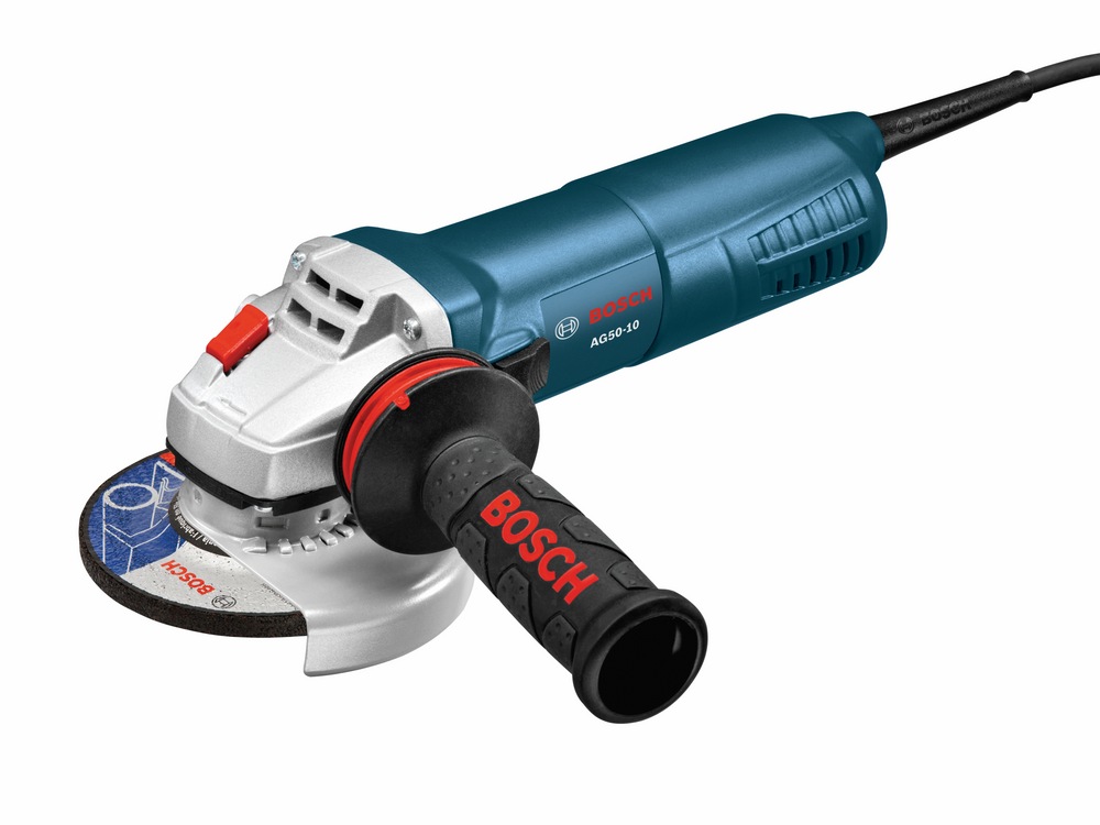 Bosch GWS1350 10A Corded Angle Grinder with Auxiliary Handle, Guard