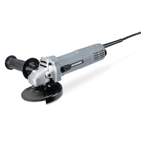 MAXIMUM 7A Heavy-Duty Corded Single-Speed Angle Grinder with Auxiliary Handle & Guard, 4-1/2-in Front_Angled_Left
