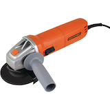 Certified 5.5A Corded Single-Speed Angle Grinder with Auxiliary Handle, Guard & Disc, 4-1/2-in Front_Angled_Left