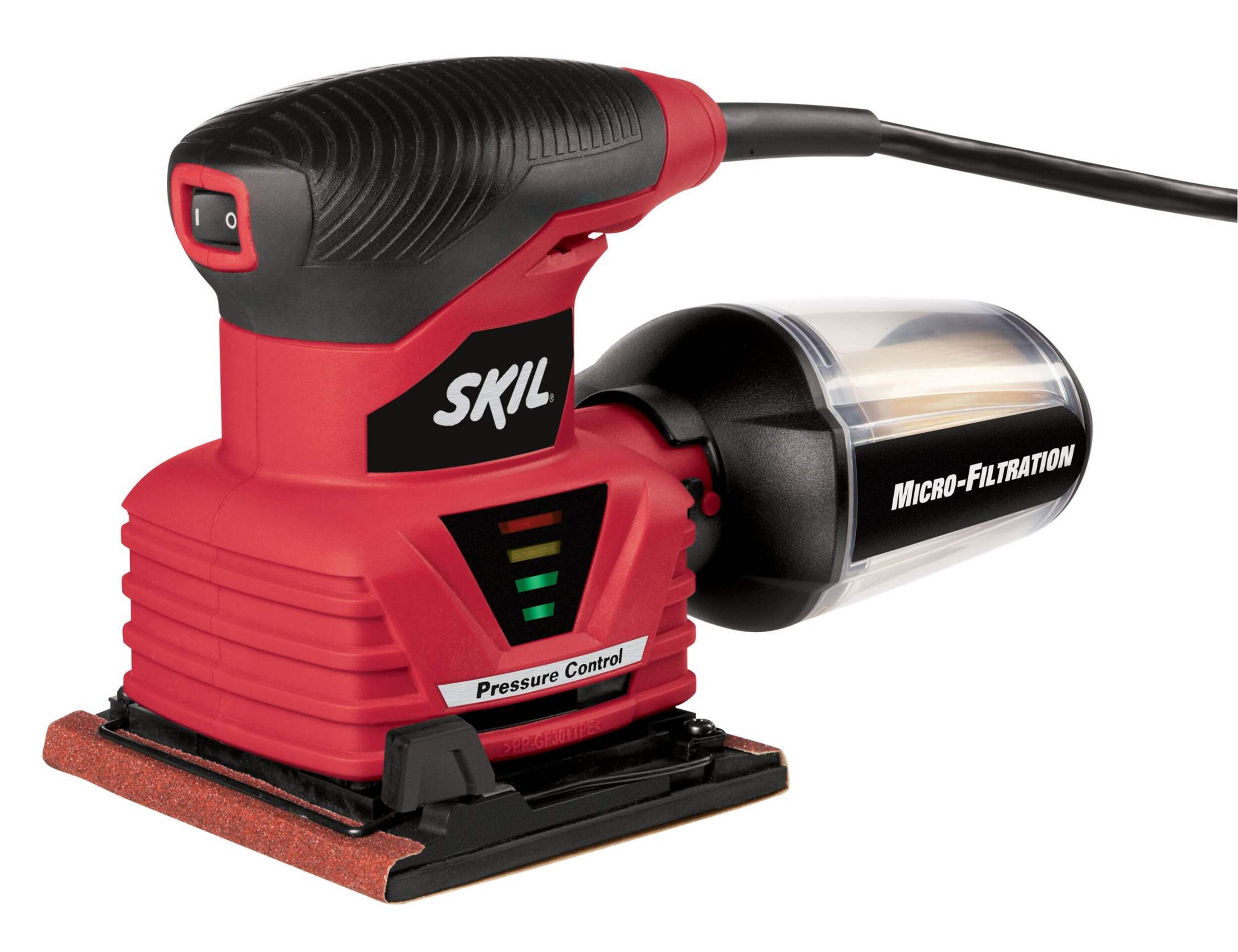 Skil Sheet Sander with Pressure Control, 1/4-in Front_Three_Fourths_Angled_Left