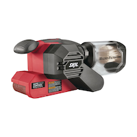 SKIL 7510-01 6A Corded Pressure Control Belt Sander with Clear Dust Canister, 3 x 18-in