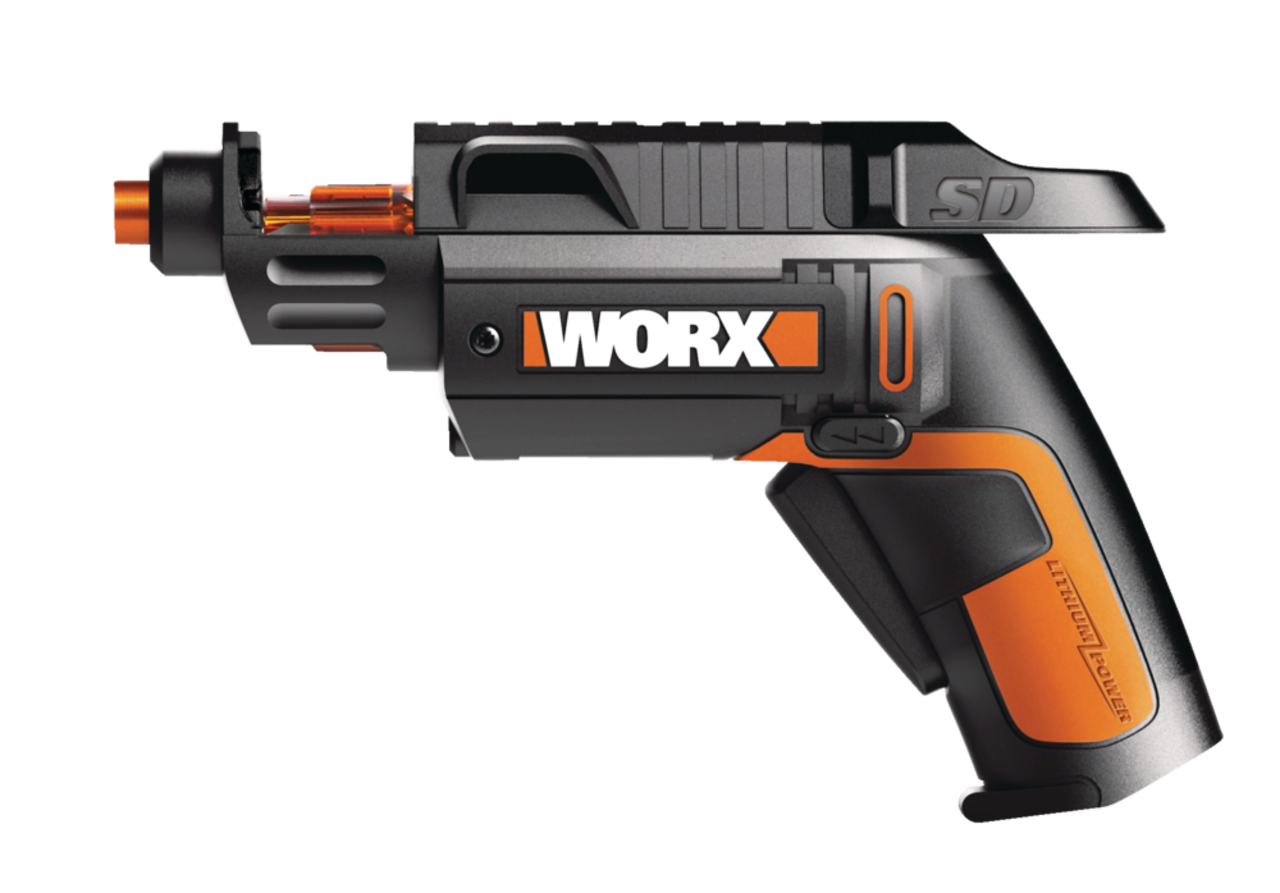 WORX WX254L 4V Max Lithium Ion Semi Automatic Cordless Screwdriver with Charger Bits 1 4 in Canadian Tire