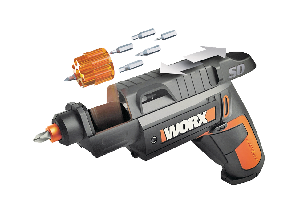 WORX WX254L 4V Max LithiumIon SemiAutomatic Cordless Screwdriver with