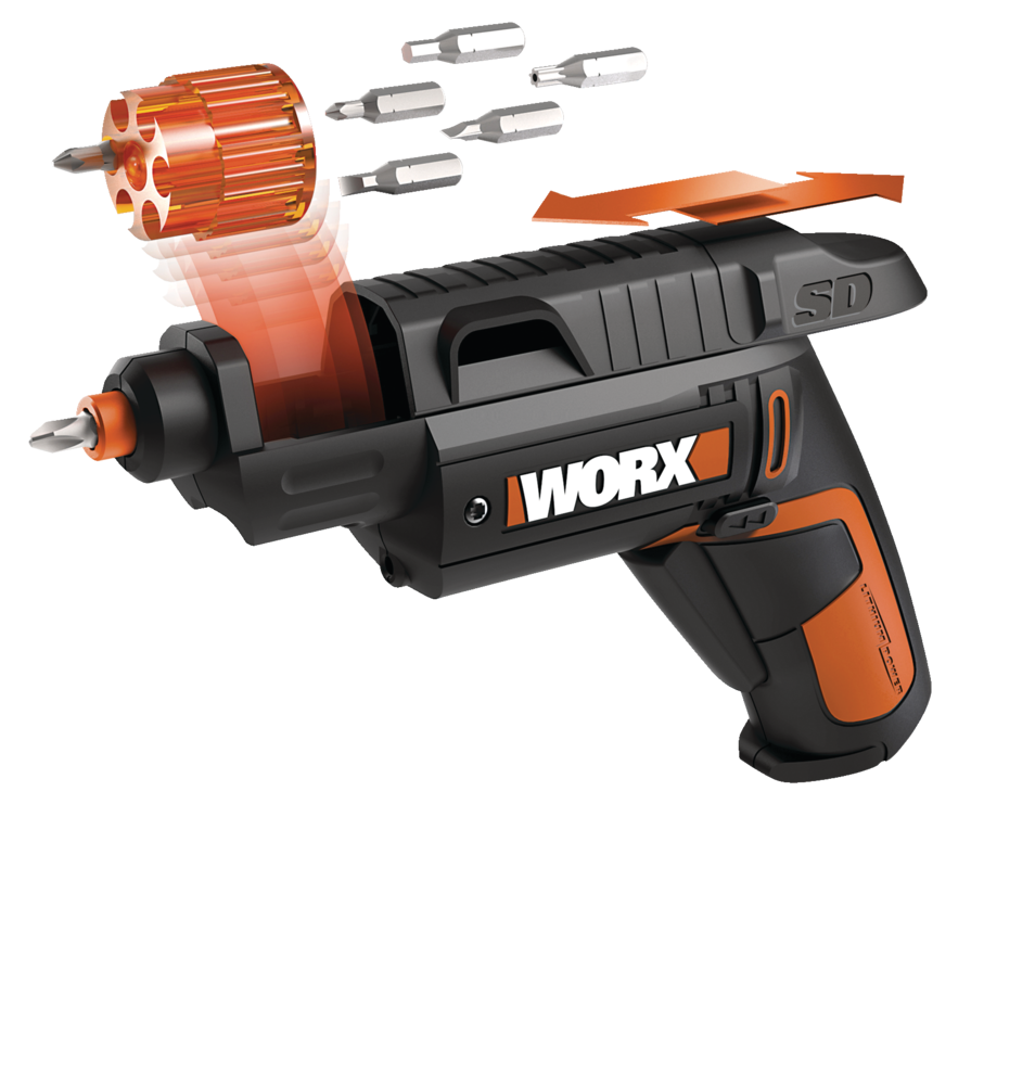 WORX WX254L 4V Max LithiumIon SemiAutomatic Cordless Screwdriver with