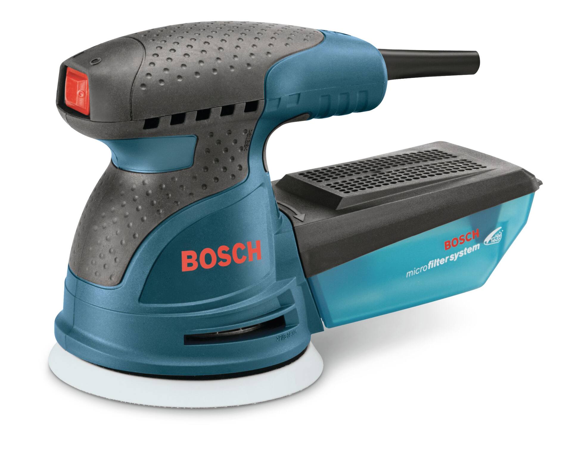 Bosch ROS10 2.5A Corded Single Speed Random Orbital Sander Polisher with Dust Canister 5 in