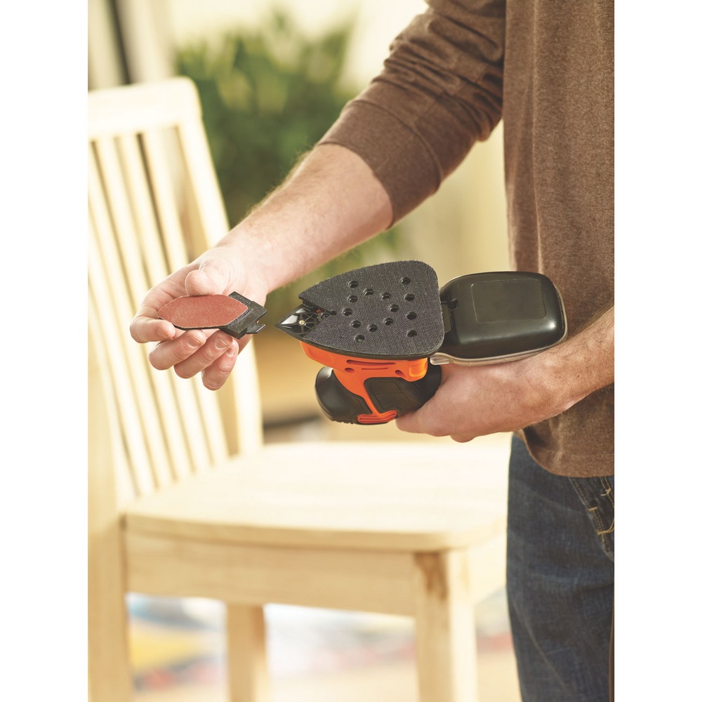 Black + Decker BDEMS600 Mouse 1.2A Corded Single Speed Detail Sander