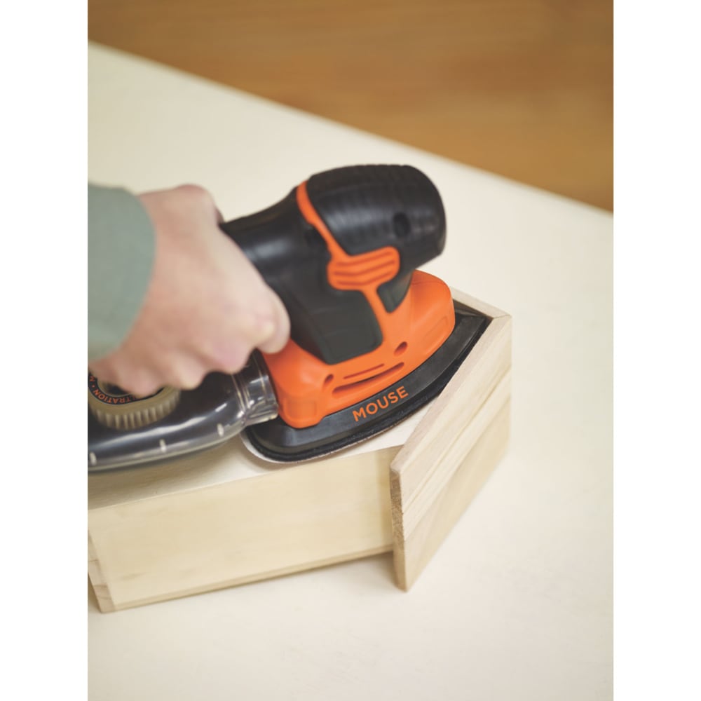 Black + Decker BDEMS600 Mouse 1.2A Corded Single Speed Detail Sander
