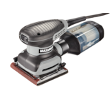 MAXIMUM 2.4A Corded Single-Speed Sheet Sander with Cyclonic-Tech Dust Collection, 1/4-in Front_Three_Fourths_Angled_Left