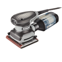 MAXIMUM 2.4A Corded Single-Speed Sheet Sander with Cyclonic-Tech Dust Collection, 1/4-in Front_Three_Fourths_Angled_Left