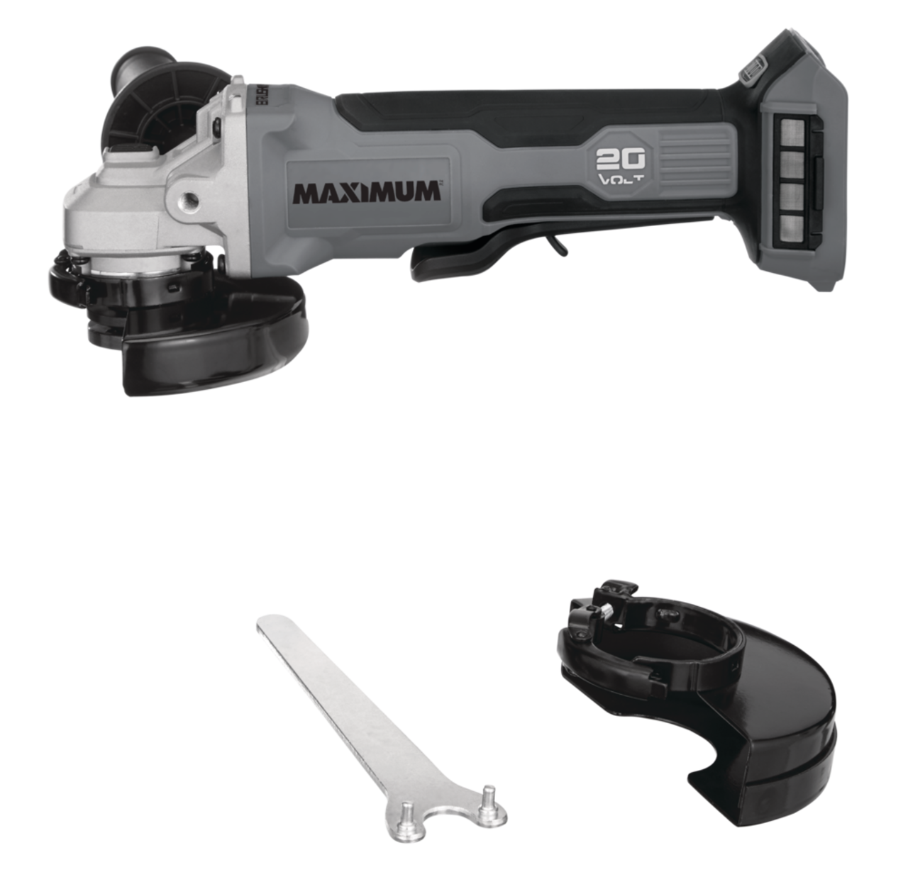 20 Volt Max* 4 1/2-Inch Brushless Angle Grinder (Battery and Charger I –  SENIX Tools