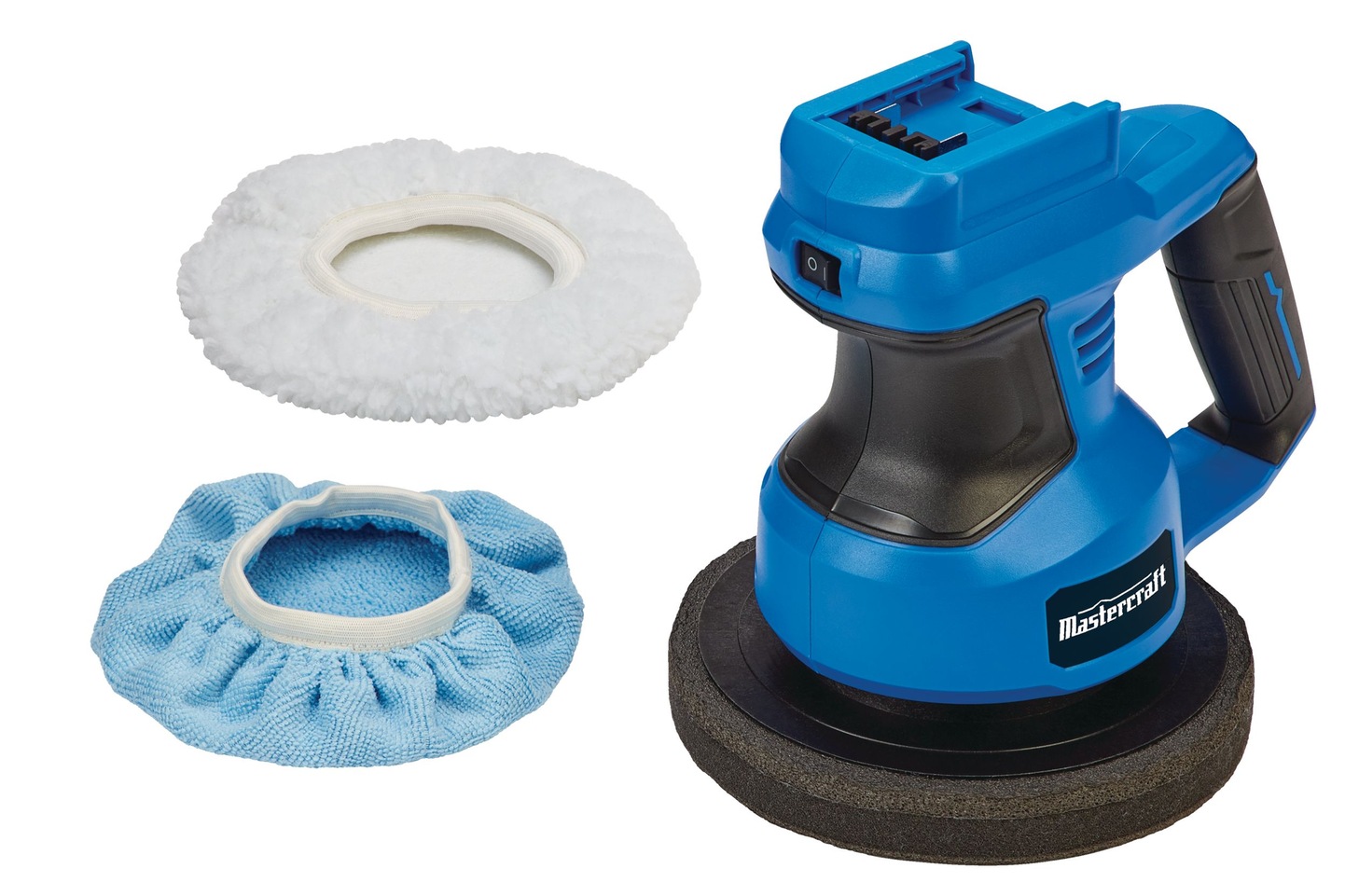 Mastercraft 20V Max LithiumIon Cordless SingleSpeed Orbital Buffer