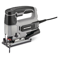 MAXIMUM 7A 4-Position Variable Speed Orbital Jigsaw with LED Light, Vacuum Adaptor & Bag Front_Three_Fourths_Angled_Left