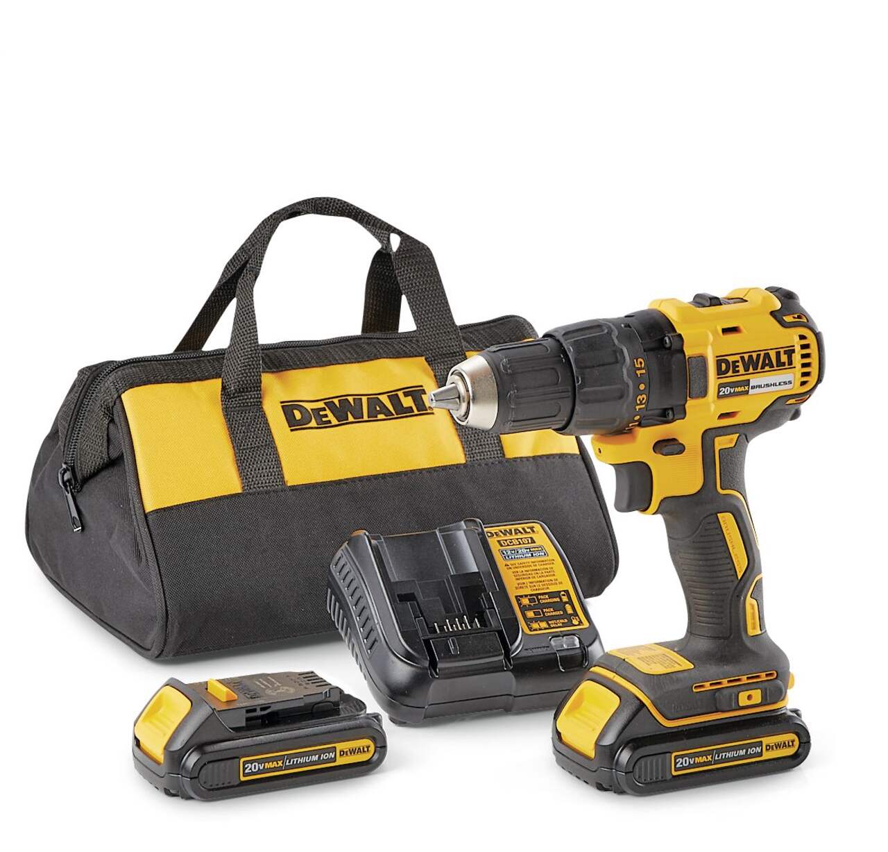 DEWALT 7-Tool 20-Volt Max Power Tool Combo Kit with Soft Rolling Case  (2-Batteries and charger Included) in the Power Tool Combo Kits department  at