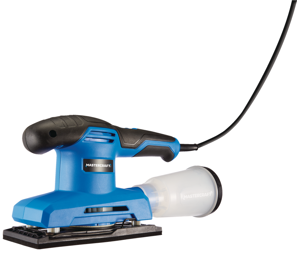Mastercraft 2.4A Corded SingleSpeed Sheet Sander with Dust Canister