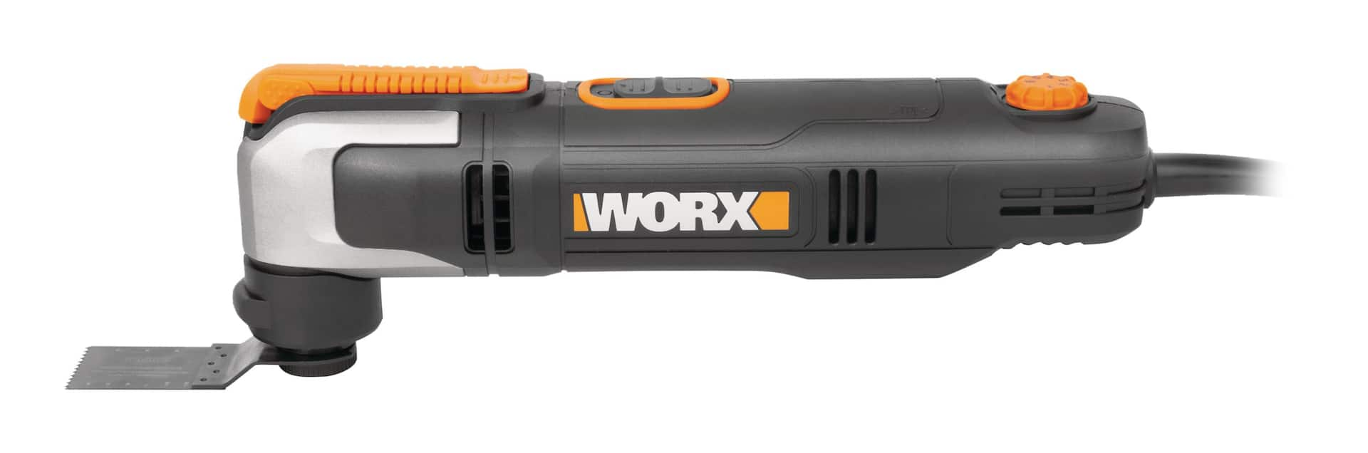 WORX WX686L 2.5A Variable Speed Oscillating Multi Tool with Clip