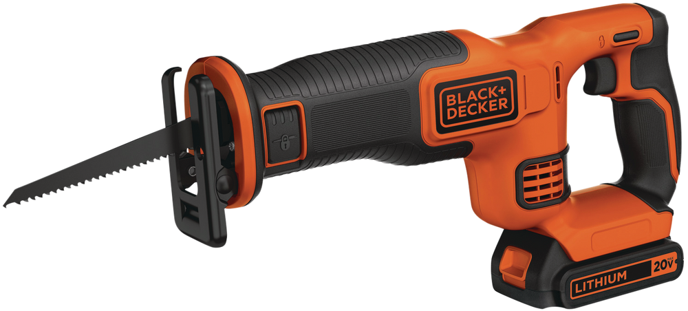 BDCR20C 20V MAX Li-Ion Reciprocating Saw Kit Black + Decker