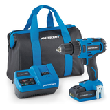 Mastercraft 20V Max Brushed Cordless Drill/Driver with PWR POD 2.0 Ah Battery, Charger & Bag, 1/2-in Composite_or_Mixed