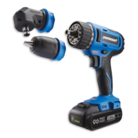 Mastercraft 20V Max 3-in-1 Multi-Head Cordless Drill/Driver Kit with PWR POD 2.0 Ah Battery & Charger, 1/2-in Front_Three_Fourths_Angled_Left