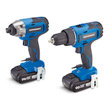 Perceuses sans fil au lithium-ion, tournevis à percussion, batterie PWR POD 2,0 Ah et chargeur 20 V Max Mastercraft Front_Three_Fourths_Angled_Left